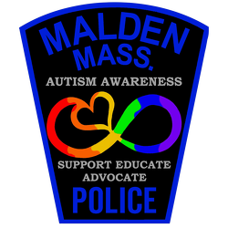Malden Autism Police Patch